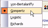 choose incremental gompertz